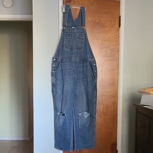 Old Navy Blue Denim Wide Leg Jeans